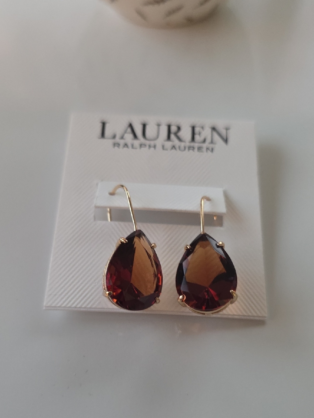 Lauren Ralph Lauren Gold-Tone‎ Teardrop Deep Earrings